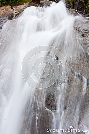 Waterfall Timed Exposure Stock Photo