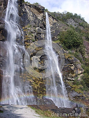 Waterfalls acqua fraggia Stock Photo