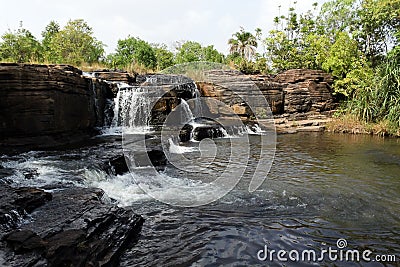 Waterfalls of banfora, burkina faso Stock Photo