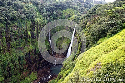 Waterfalls in India Stock Photo