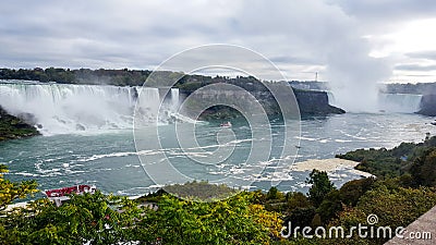 Waterfalls Landscapes Niagara Falls , Toronto Stock Photo