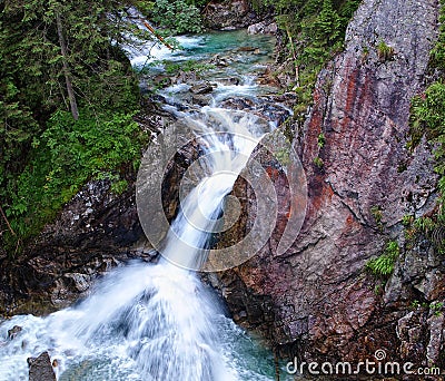 The Waterfalls Mickiewicz Stock Photo