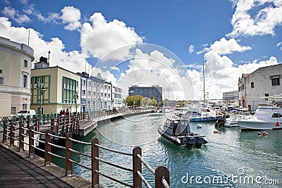 Waterfront in Bridgetown, Barbados Stock Photo