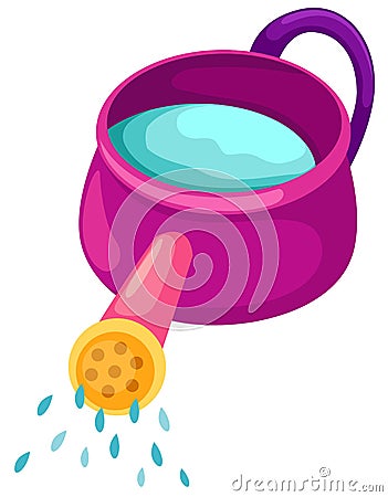 Watering can Vector Illustration