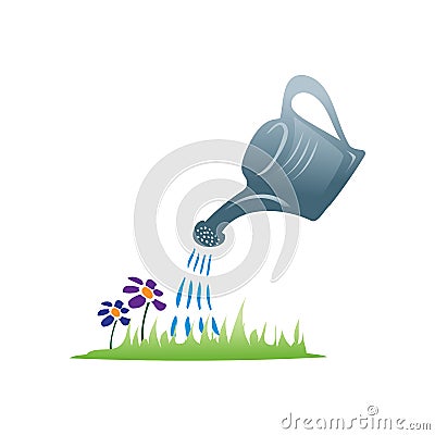 Watering can illustration Vector Illustration