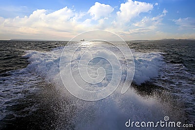 Waterjet stream Stock Photo