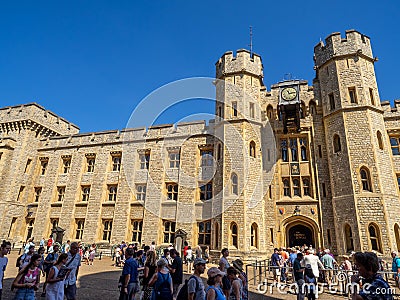 Waterloo Block within Tower of London Editorial Stock Photo