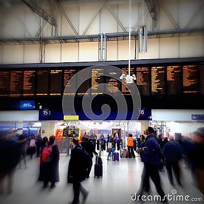 Waterloo Station Editorial Stock Photo