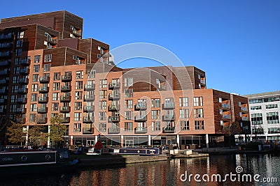 Watermans Place, apartments, Granary Wharf Leeds Editorial Stock Photo