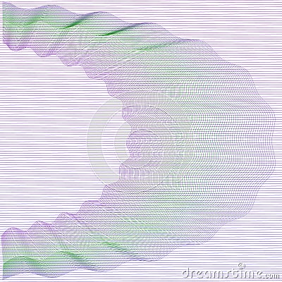 Watermark element design background certificate, guilloche pattern Vector Illustration