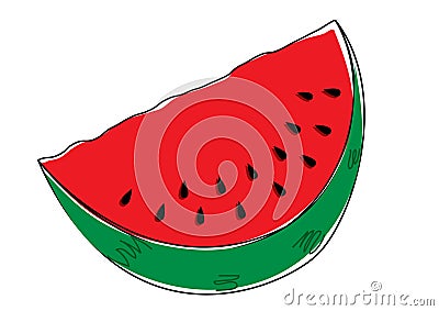 Watermelon Vector Illustration