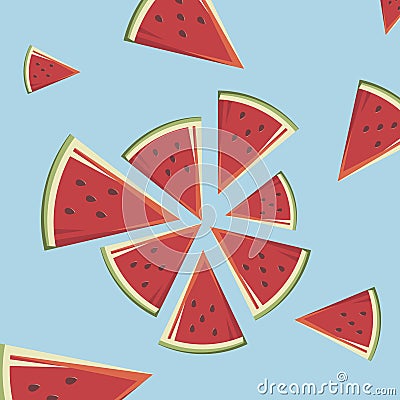 Watermelon Vector Illustration