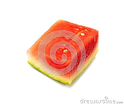 Watermelon Cuts Isolated Stock Photo