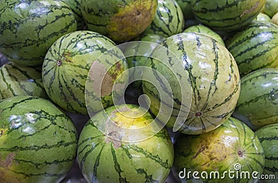 Watermelon is a favorite summer cool. Stock Photo