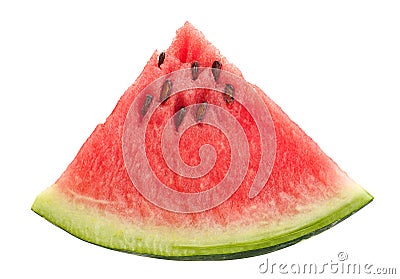 Watermelon fruit triangle slice Stock Photo