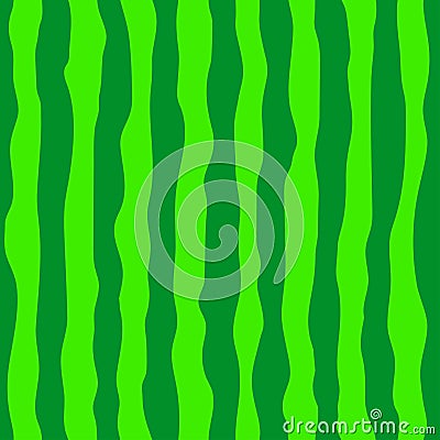 Watermelon green rind seamless pattern Vector Illustration