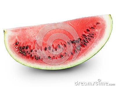 Watermelon half Stock Photo