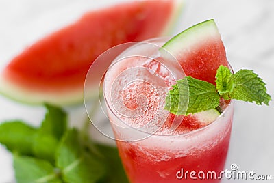 Watermelon juice Stock Photo