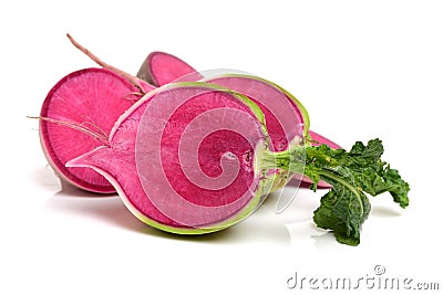 Watermelon radish Stock Photo