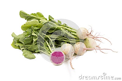 Watermelon Radish Stock Photo