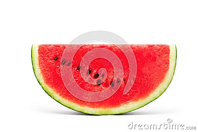 Watermelon slice Stock Photo