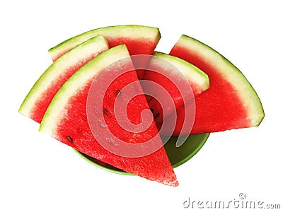 Watermelon slices Stock Photo