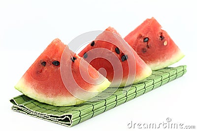 Watermelon slices Stock Photo