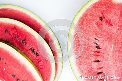 Watermelos slices Stock Photo