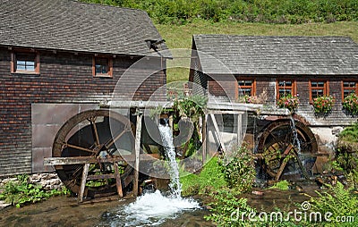 Watermill, black forest, schwarzwald, germany Stock Photo