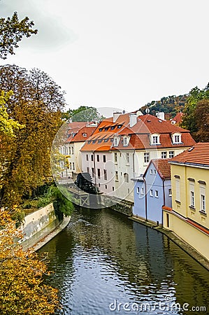 Watermill in Prague Stock Photo