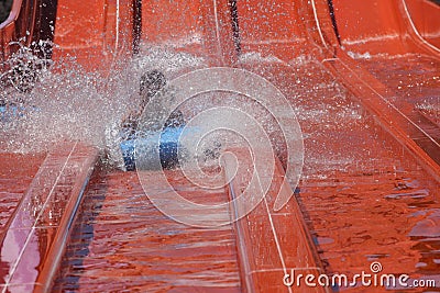 Waterpark fun Editorial Stock Photo