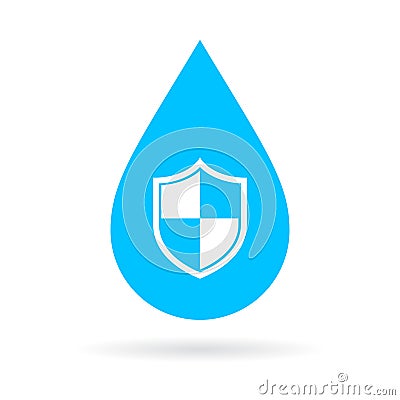 Waterproof vector icon Vector Illustration