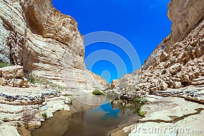 The waters of the Qing River Stock Photo