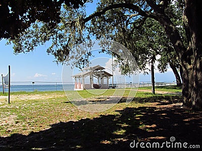 A Waterside Park in Destin, Florida Stock Photo
