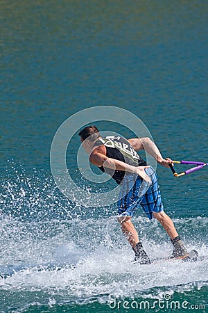 Waterskiier Editorial Stock Photo