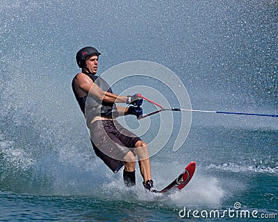 Waterskiier Editorial Stock Photo