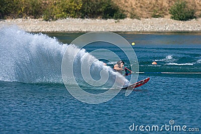 Waterskiier Editorial Stock Photo