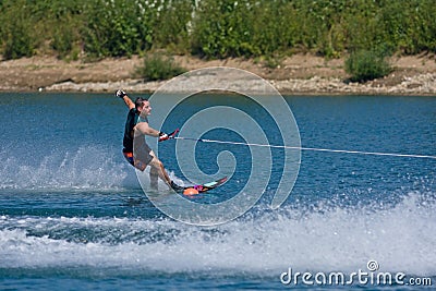 Waterskiier Editorial Stock Photo
