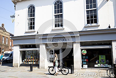 Waterstones store, British book retailer Editorial Stock Photo