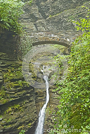 Watkins Glen Gorge Stock Photo