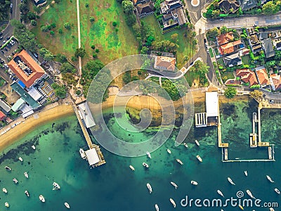 Watsons Bay, Sydney Australia aerial Stock Photo