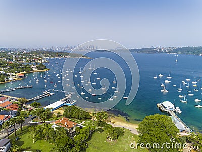 Watsons Bay, Sydney Australia aerial Stock Photo