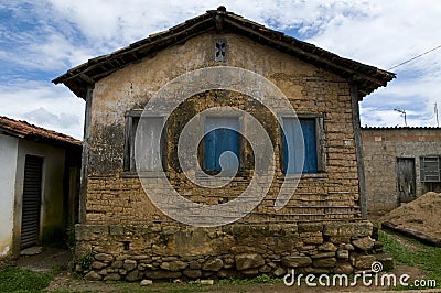 Wattle and Daub Stock Photo