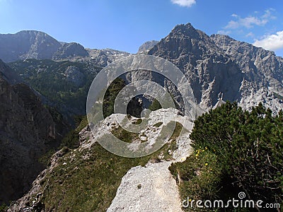 Watzmann crossing Stock Photo