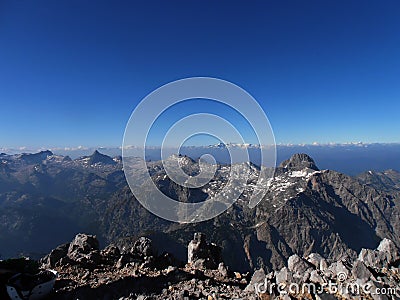 Watzmann crossing Stock Photo