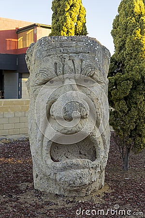 The Waugal Monoliths Limestone Australian Aboriginal Legends Interpretations by Mark Le Buse Editorial Stock Photo