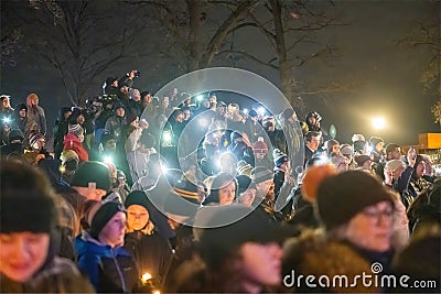 Waukesha Christmas Parade Memorial Service Editorial Stock Photo