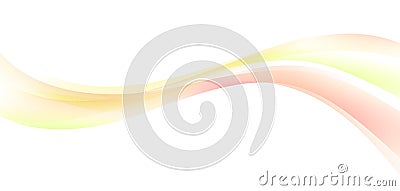 Wave Abstract Background. Curve illustration, web banner. Vector Illustration