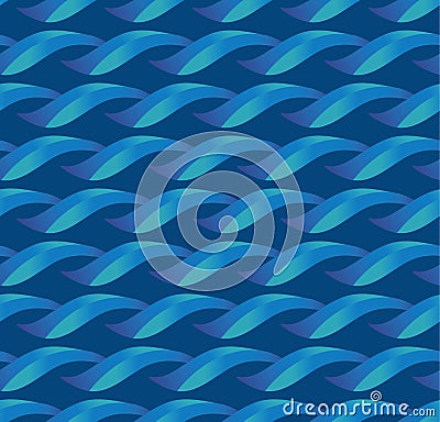 Wave abstract geomerty Vector Illustration