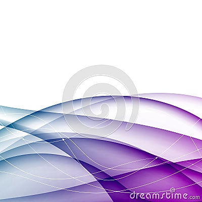 Wave bright modern background Vector Illustration